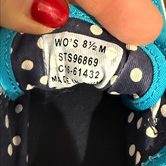 Sperry Top-Sider Turquoise Sneakers 8.5 M - Picture 6 of 13